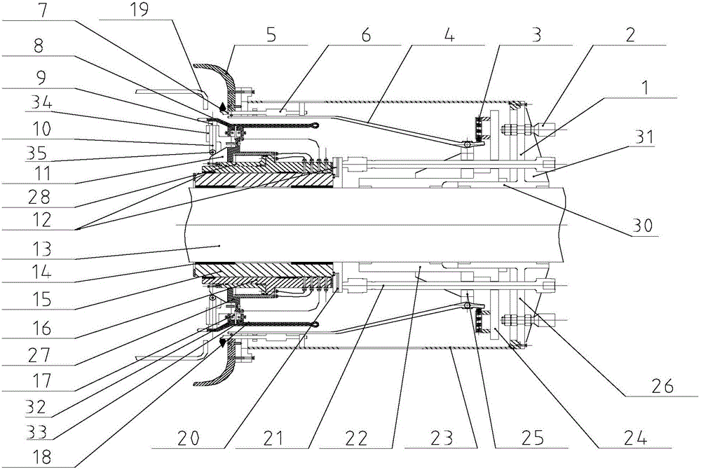 Tire forming machine