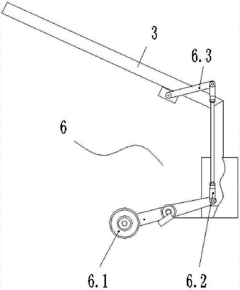 Automatic depth limiting mechanism and method and digging type harvester