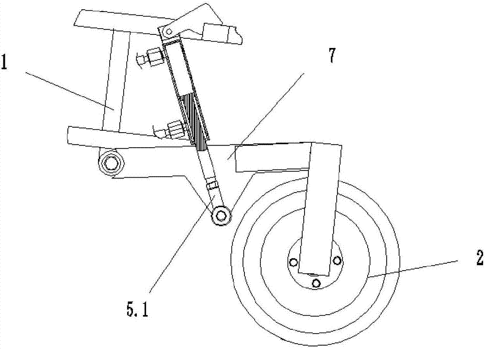 Automatic depth limiting mechanism and method and digging type harvester