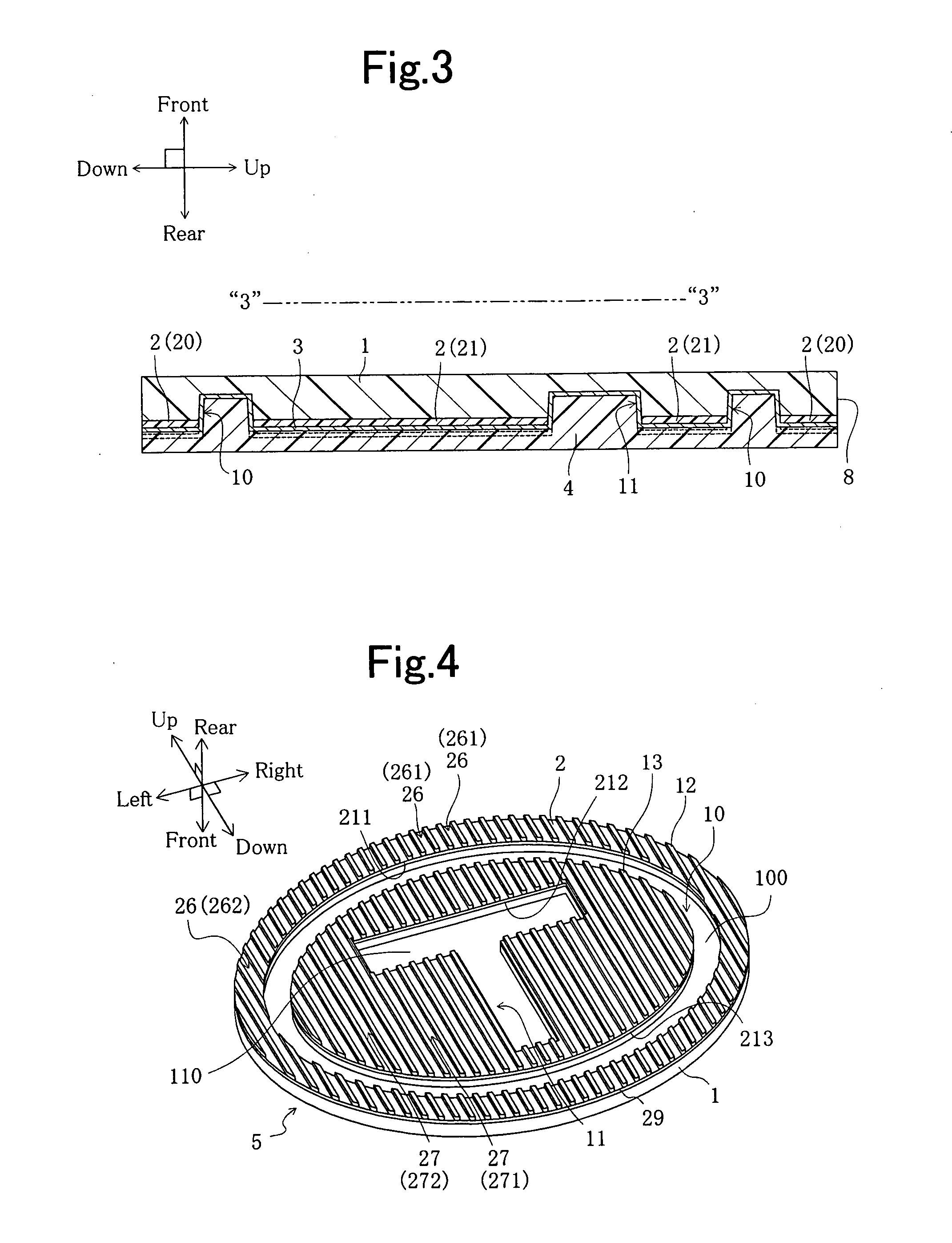 Decorative member and process for manufacturing the same