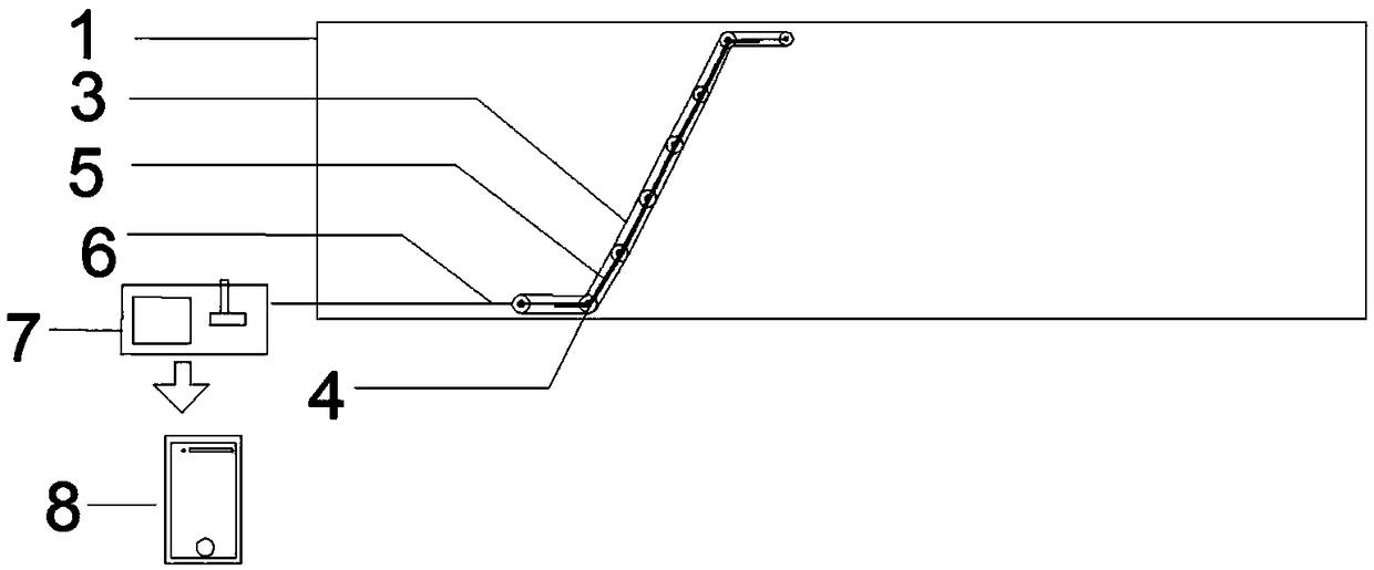 Concrete crack detection system and method based on 3D printing and wireless sensing