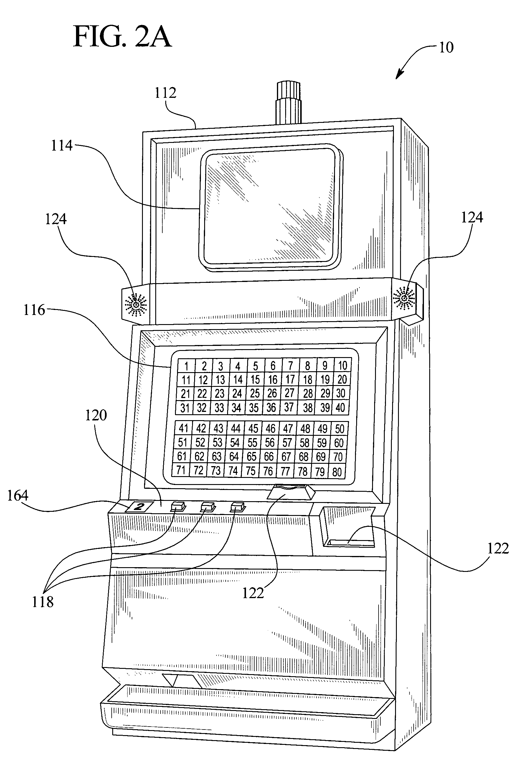 Central determination gaming system with a keno game