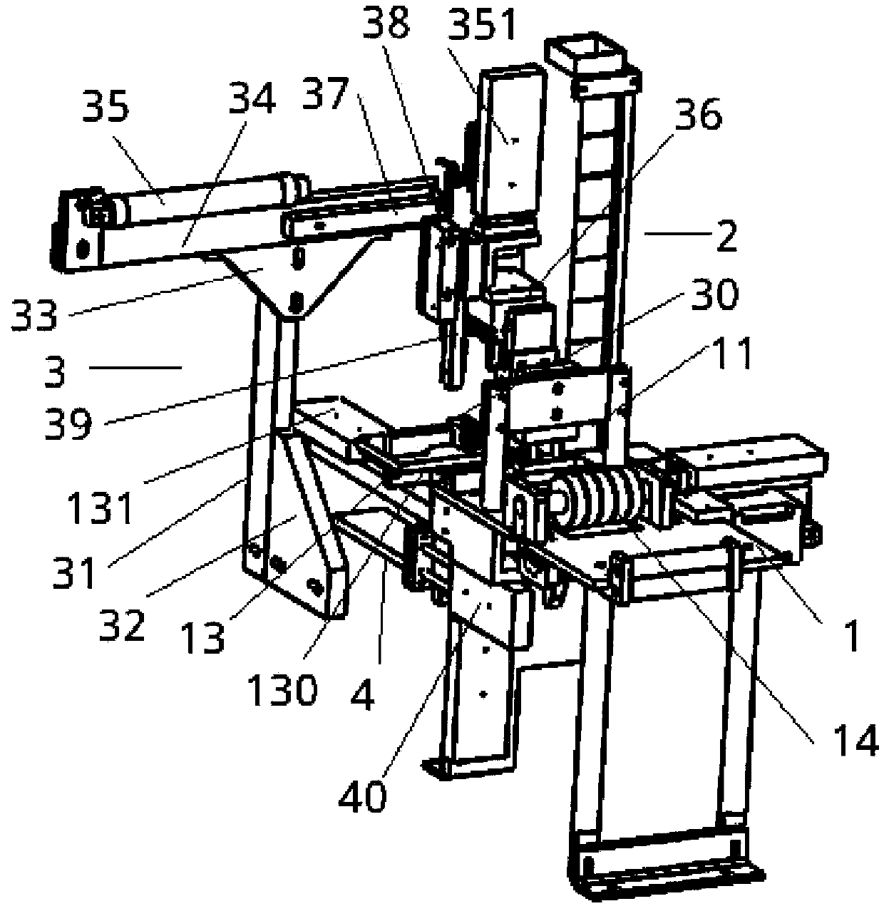 Automatic film wrapping machine film wrapping method for storage battery plate groups