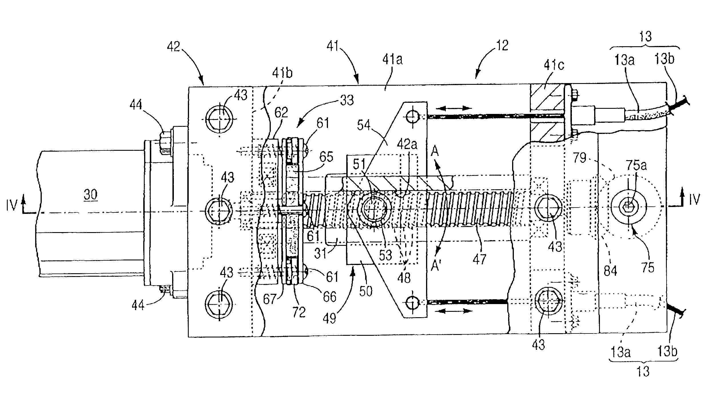 Electrically operated parking brake apparatus