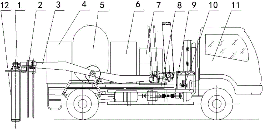 Tree planting system and method applicable to desert and dry-sand land