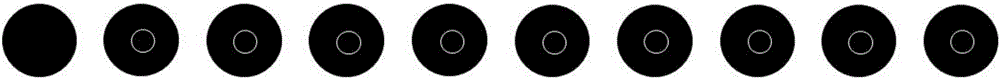 Monitoring method for aligning degree of laser drilling