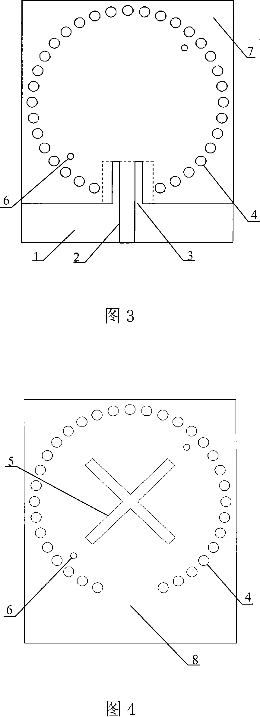 Metallized through-hole infinitesimal disturbance based low profile back-cavity circularly polarized antenna