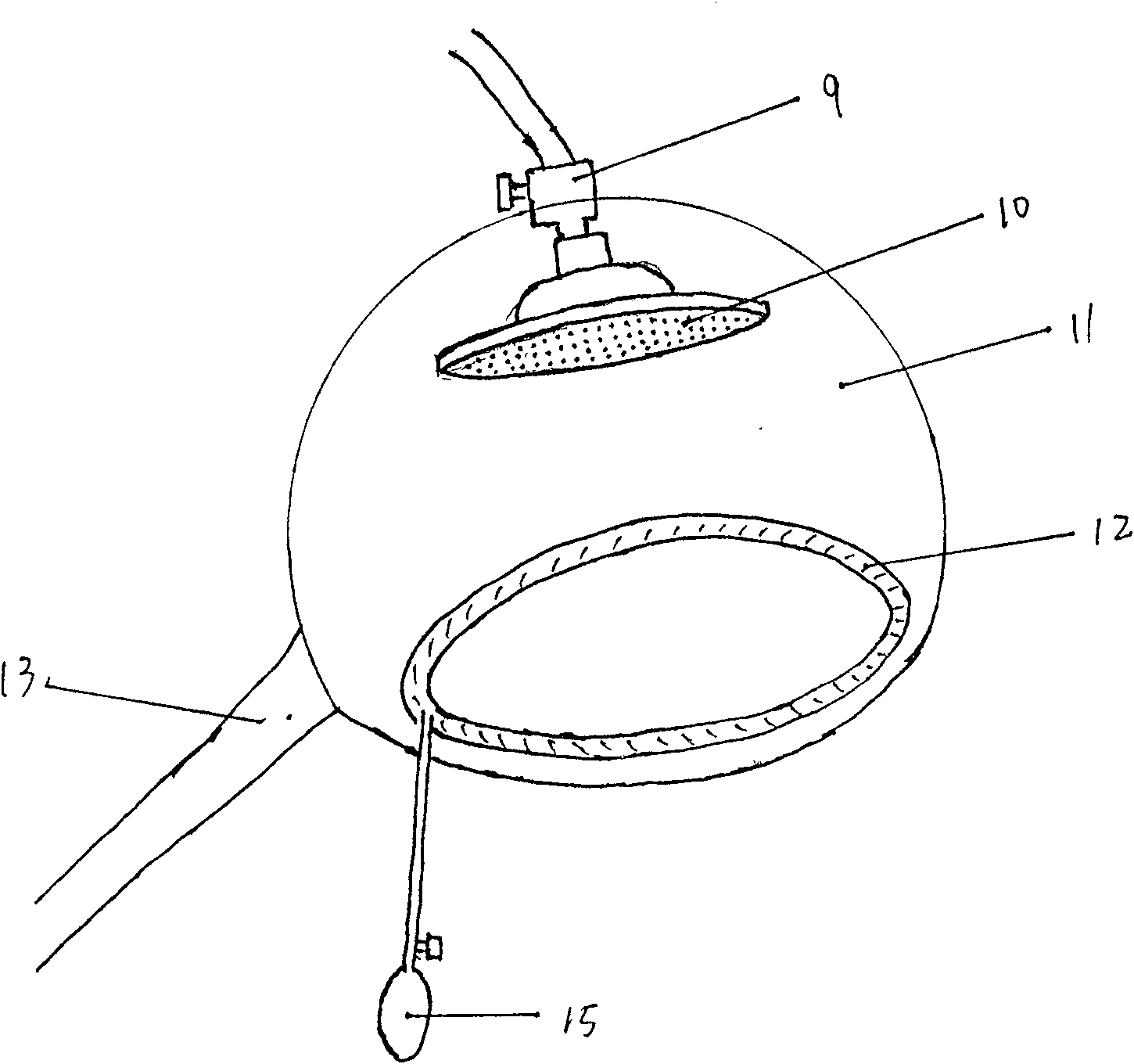 Alopecia treating medicated bath appliance