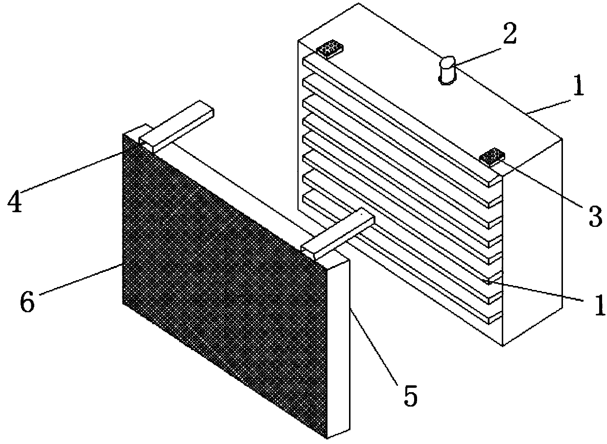 Heat dissipation device of reinforced computer