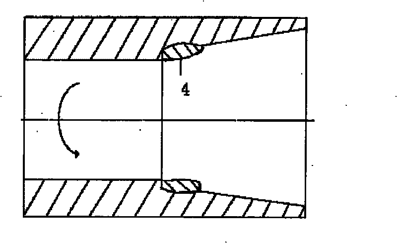 Method for manufacturing high steel grade sulfur resistant drill pipe by laser cladding