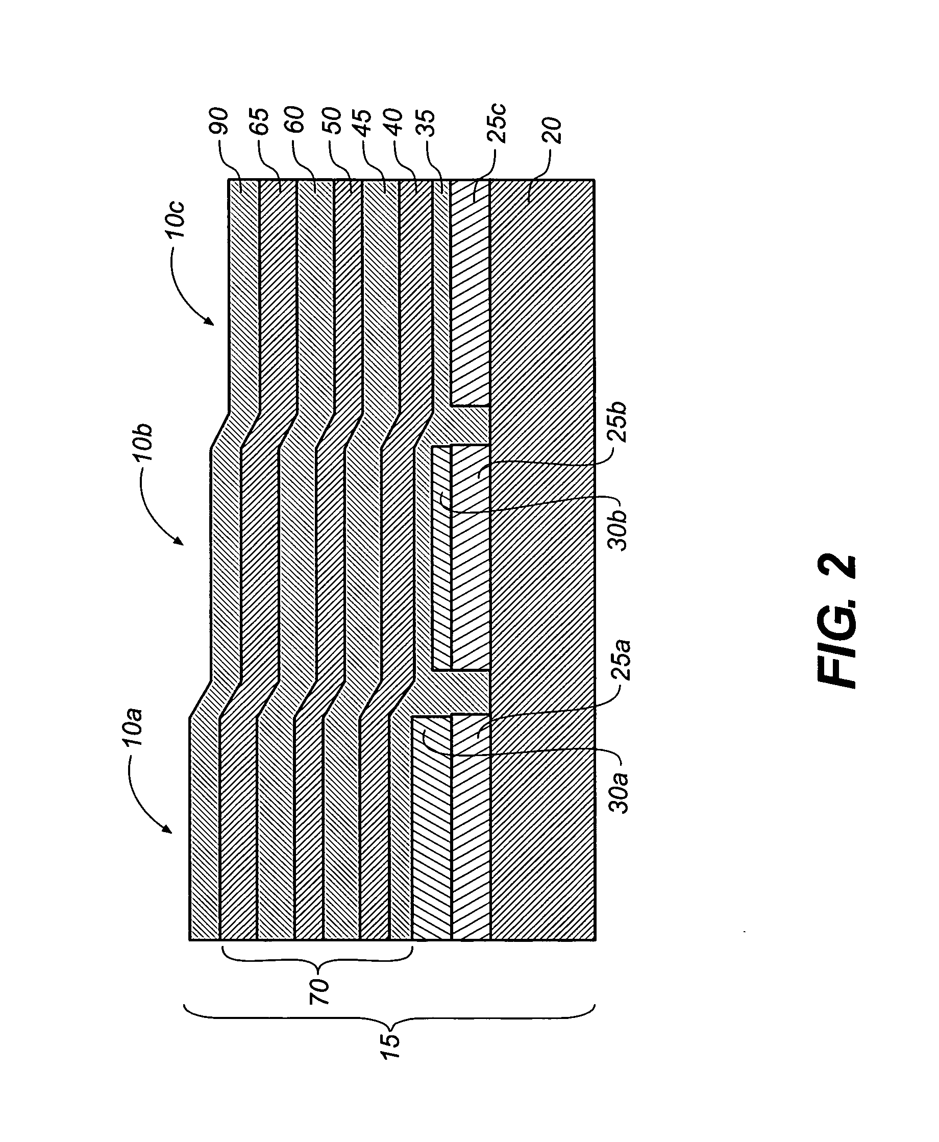 Array of light-emitting OLED microcavity pixels