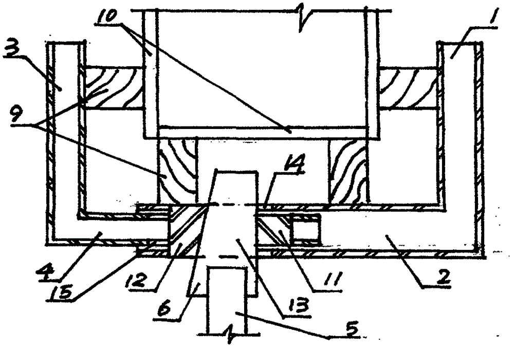 A tool type concrete door and window formwork support