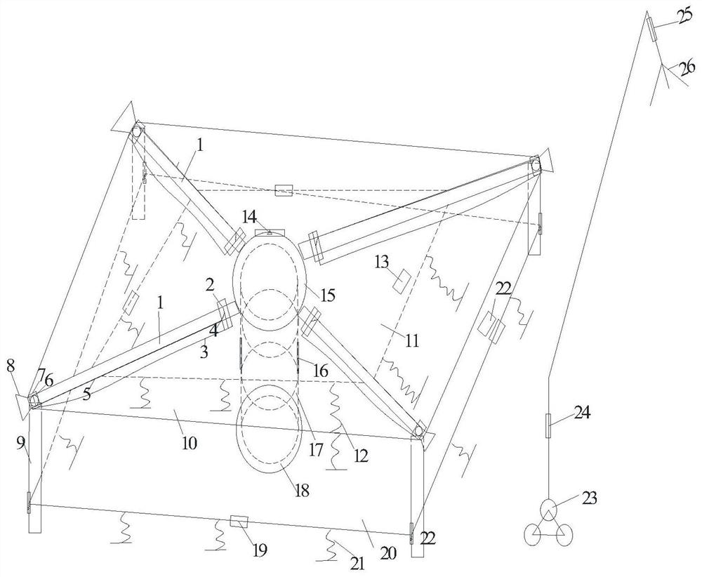 Accurate matching and efficient splitting experimental device for early strength of activated fly ash-doped cement test piece