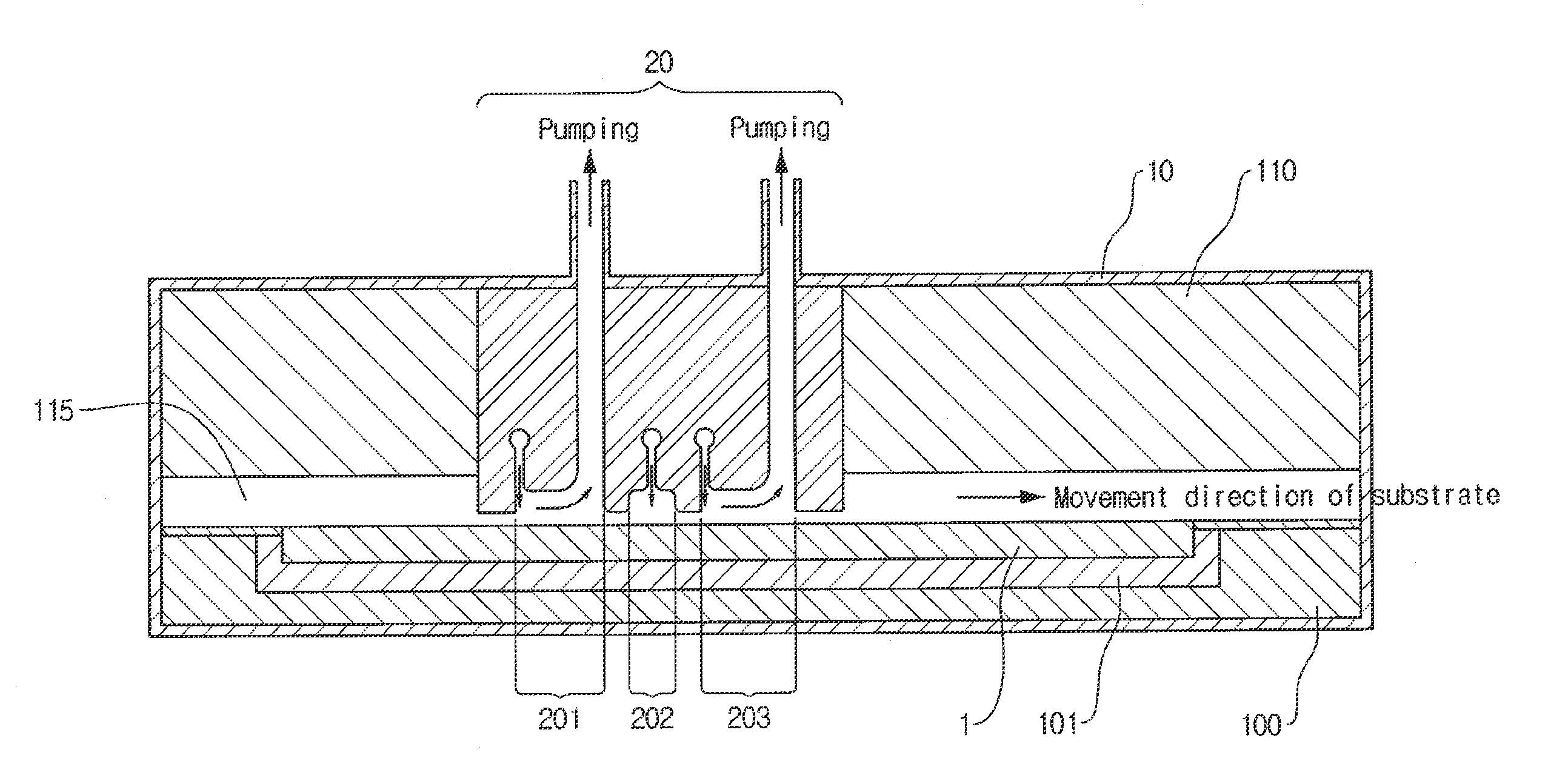 Vapor Deposition Reactor For Forming Thin Film