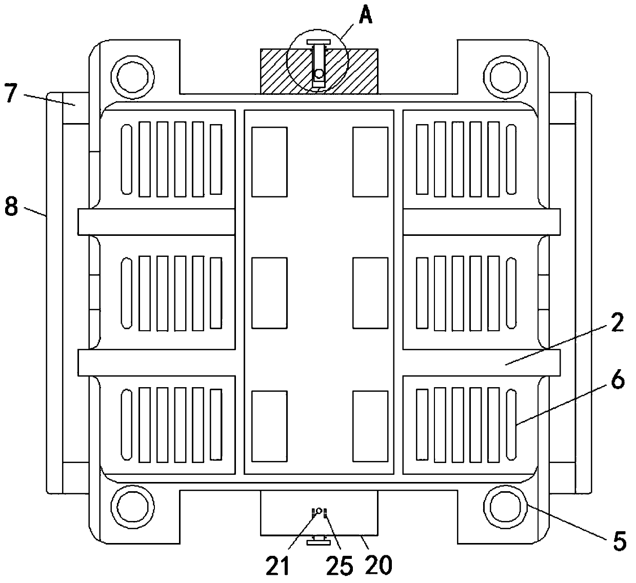 A power management device based on power line communication technology