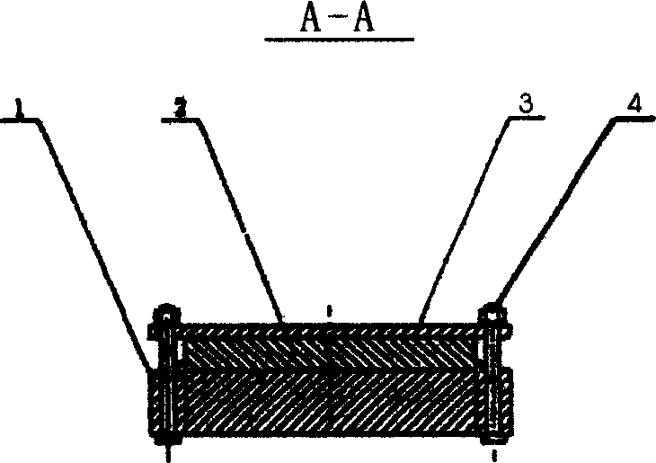 Manufacturing method of coppor alloy shaft bushing for large grinding machine