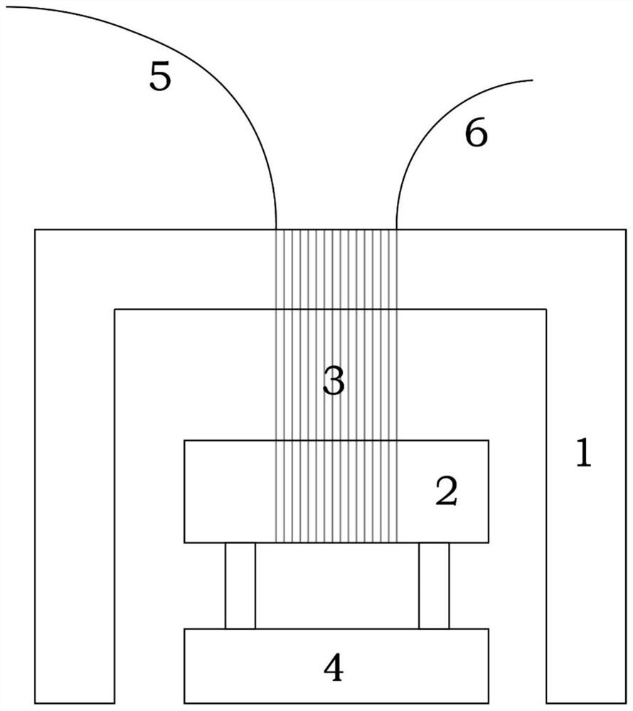 A kind of optical fiber gravity gradiometer and gravity gradient measuring method