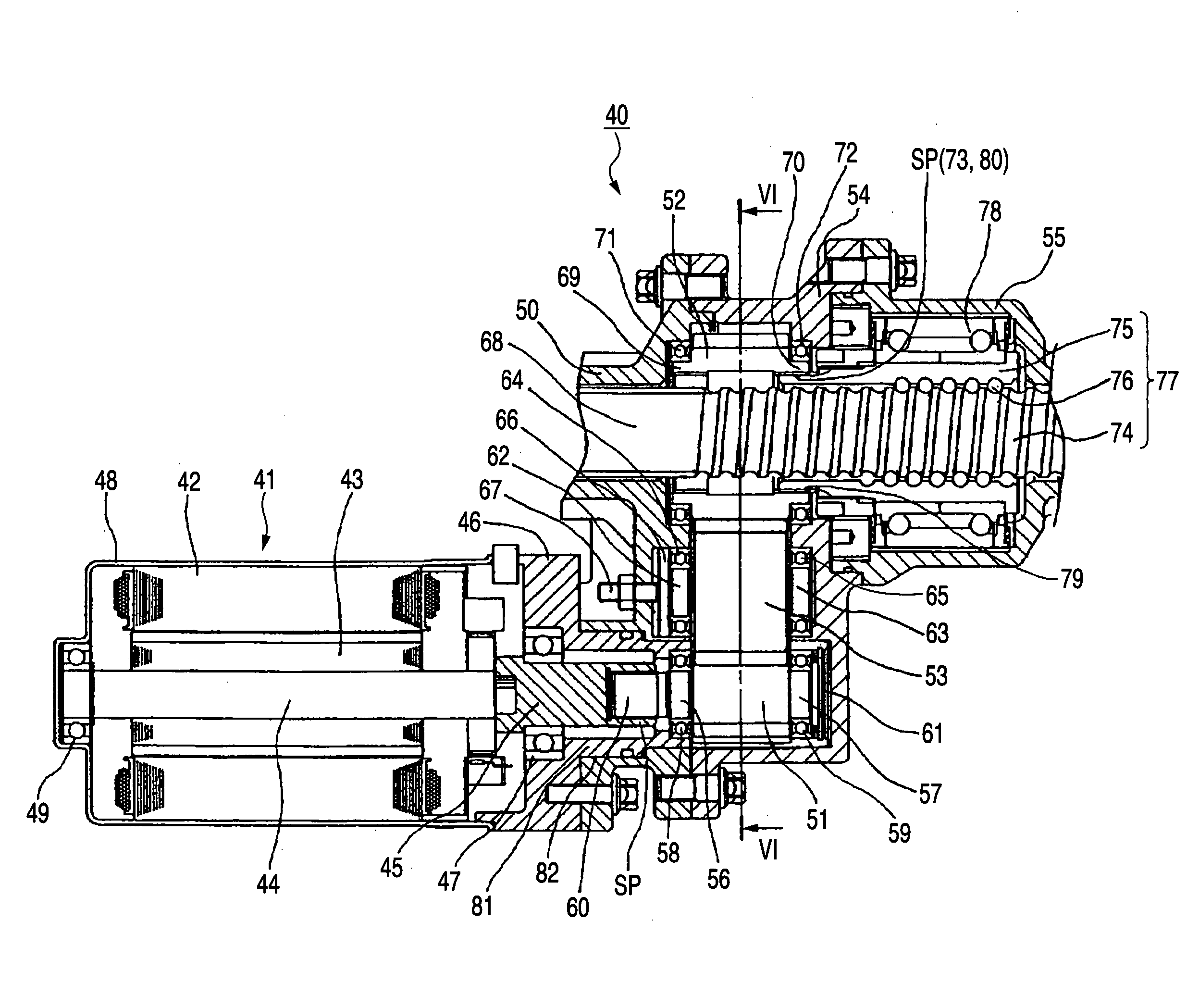 Belt speed reducing apparatus for electric power steering apparatus and electric power steering apparatus