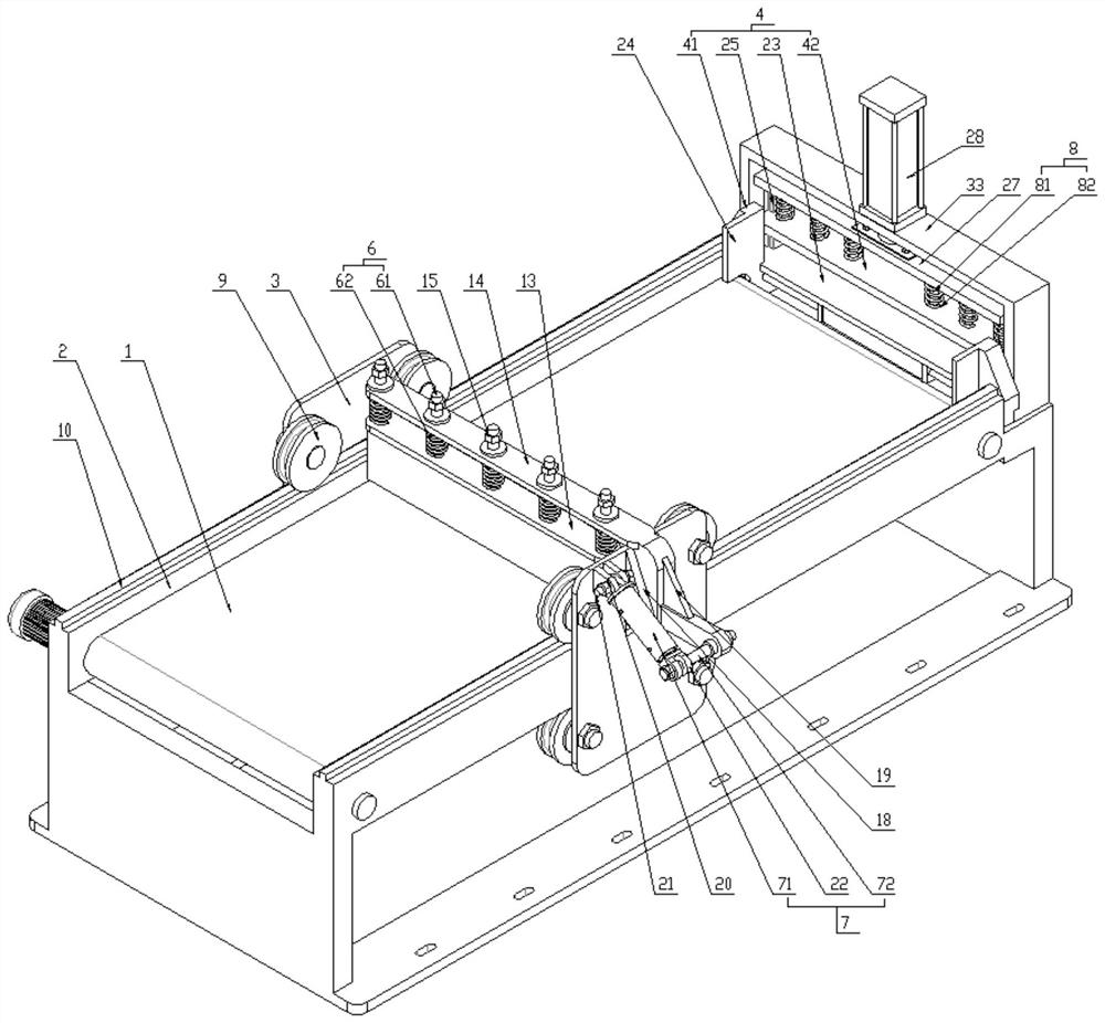 Limiting and clamping device for machining center