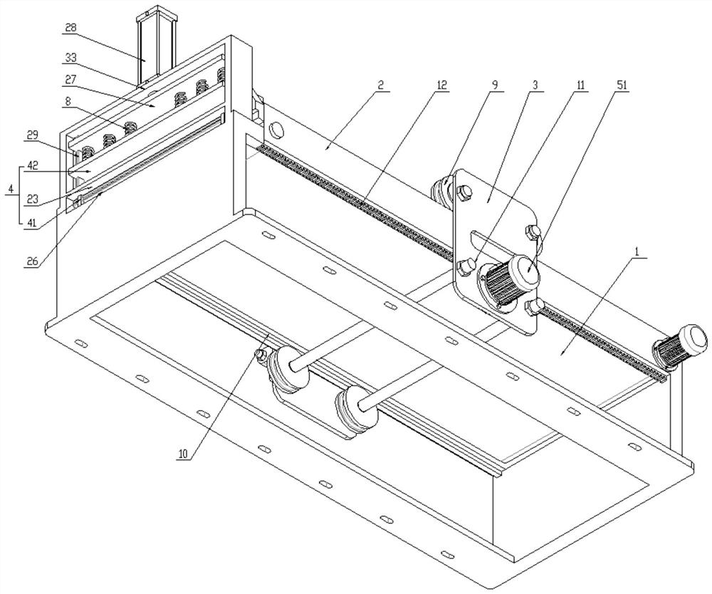 Limiting and clamping device for machining center