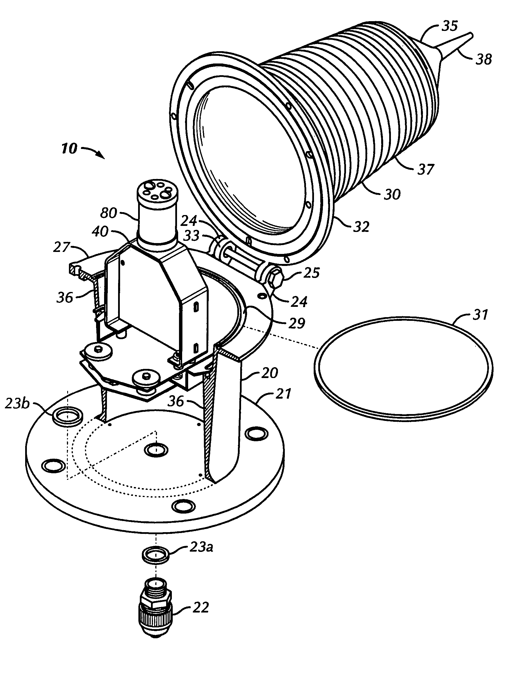 Dual LED point-source assembly