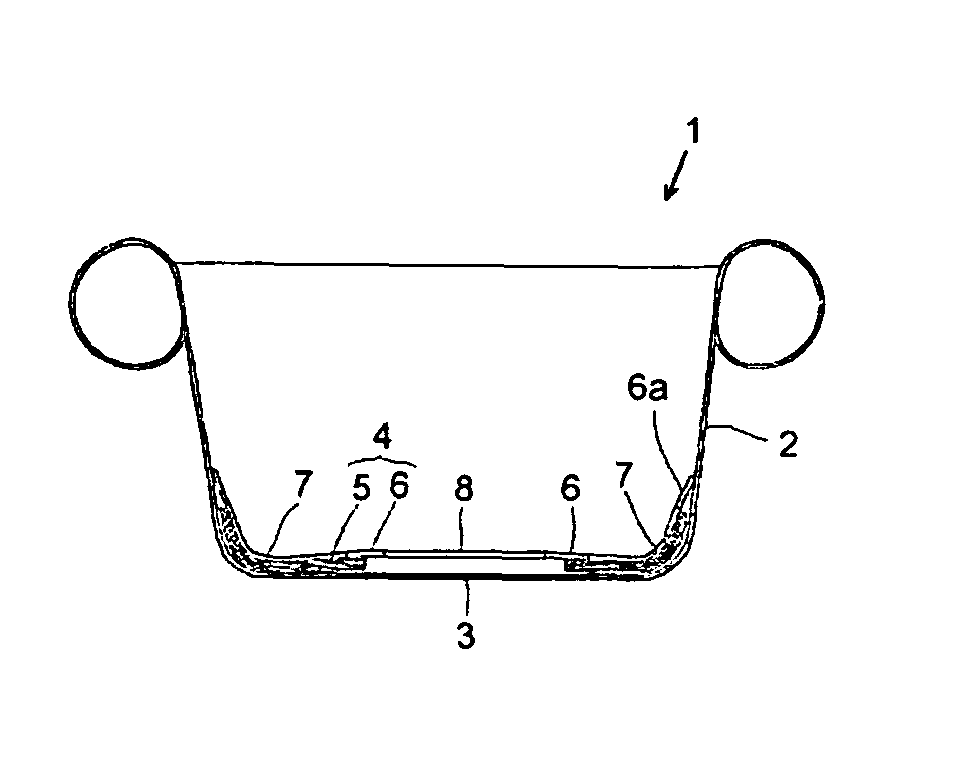 Container for electromagnetic cookers