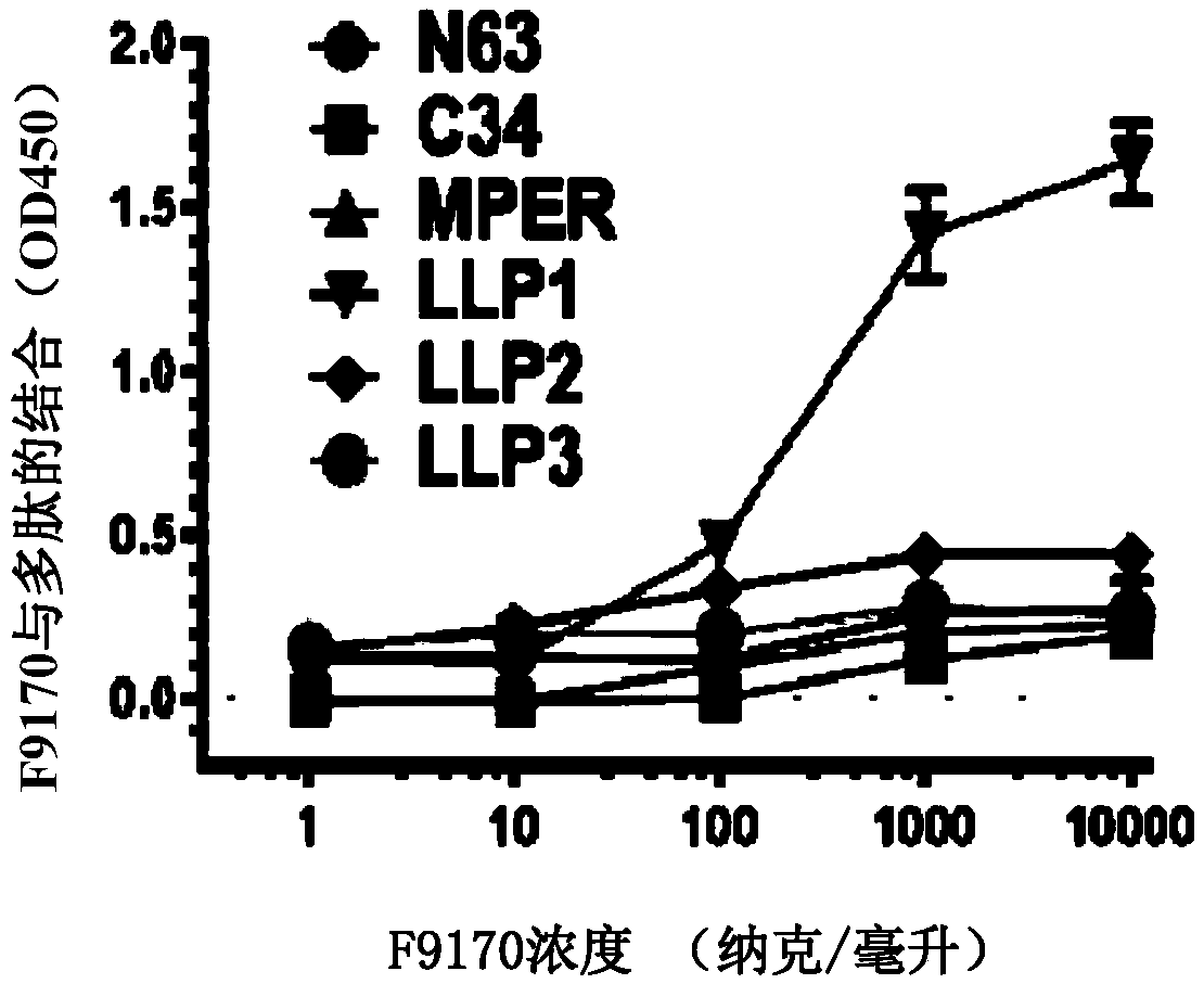 Polypeptide as well as preparation method and application thereof in inhibition of HIV