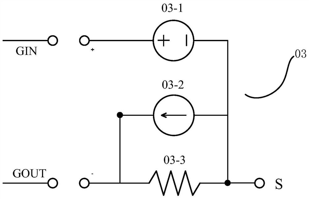 Groove type MOSFET circuit model based on physical structure and establishment method thereof