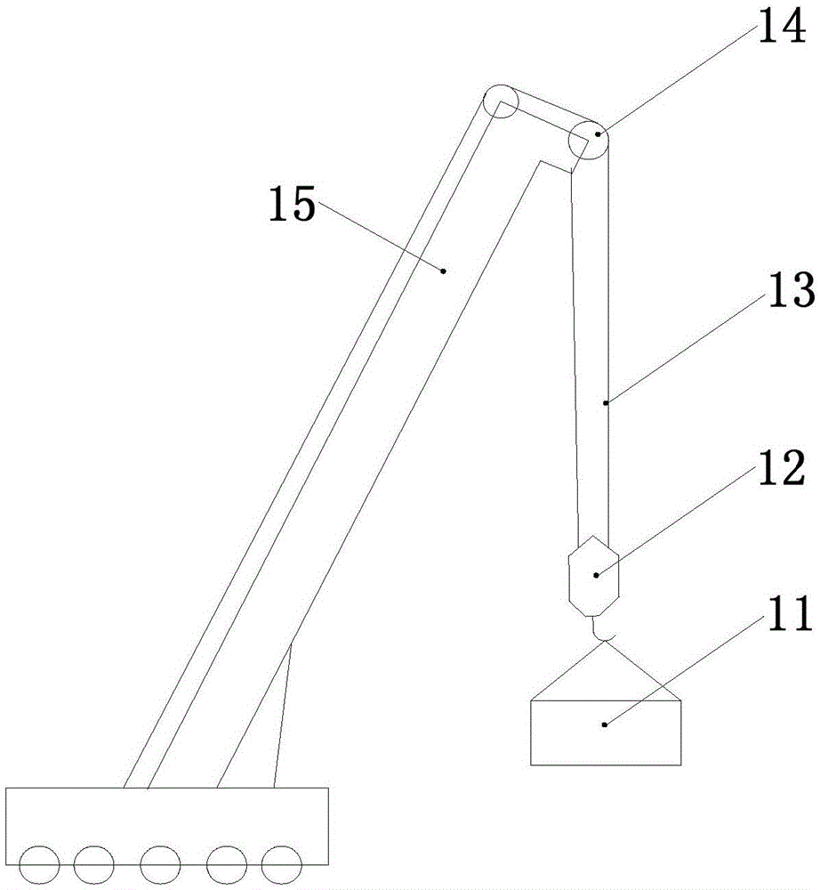 Lifting hook maintaining structure, crane and lifting hook fixing method