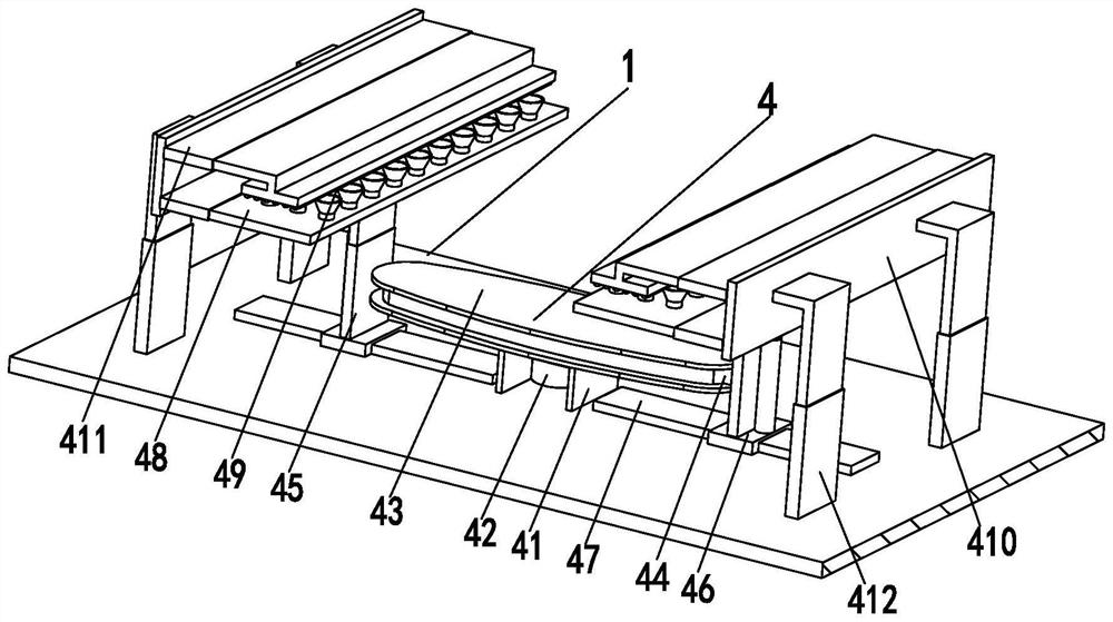 A plastic film surface automatic coating machine