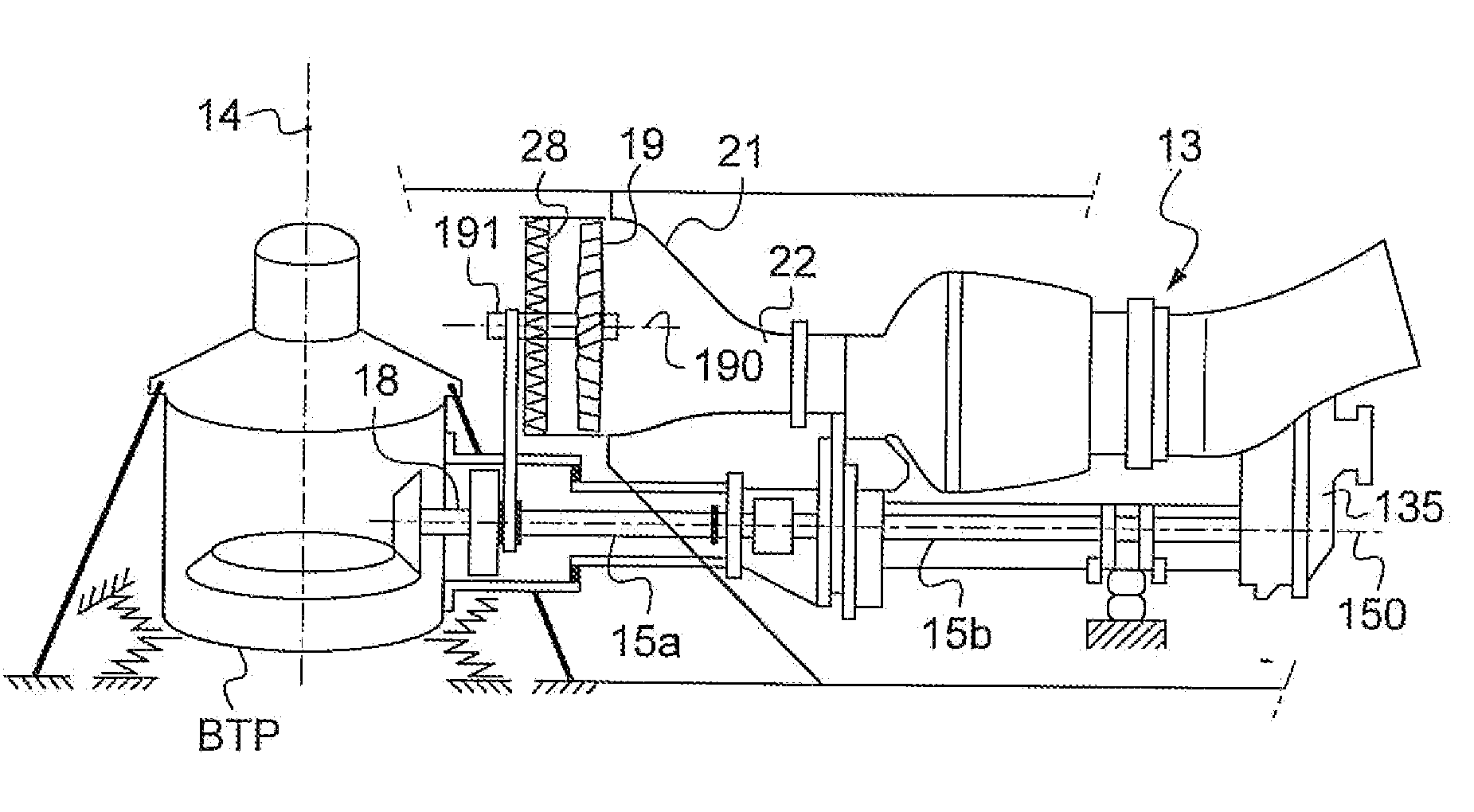 Rotorcraft fitted with turbine engines