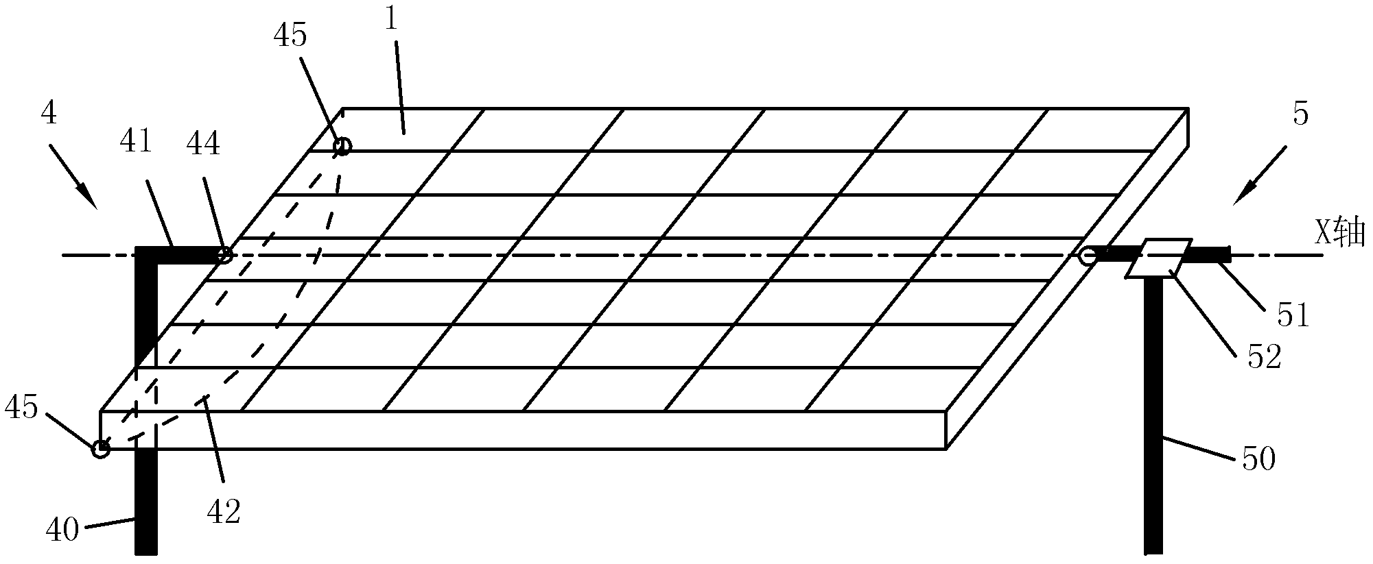 Solar energy bundling condensation supporting device