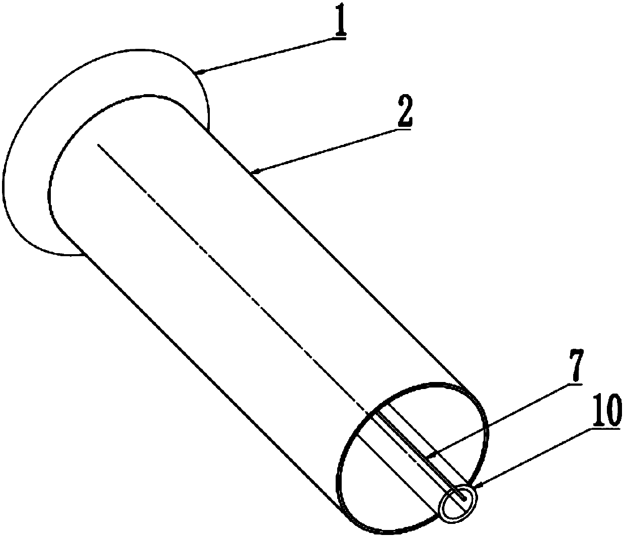 A premixed graded strong swirl low pollution liquefied gas burner