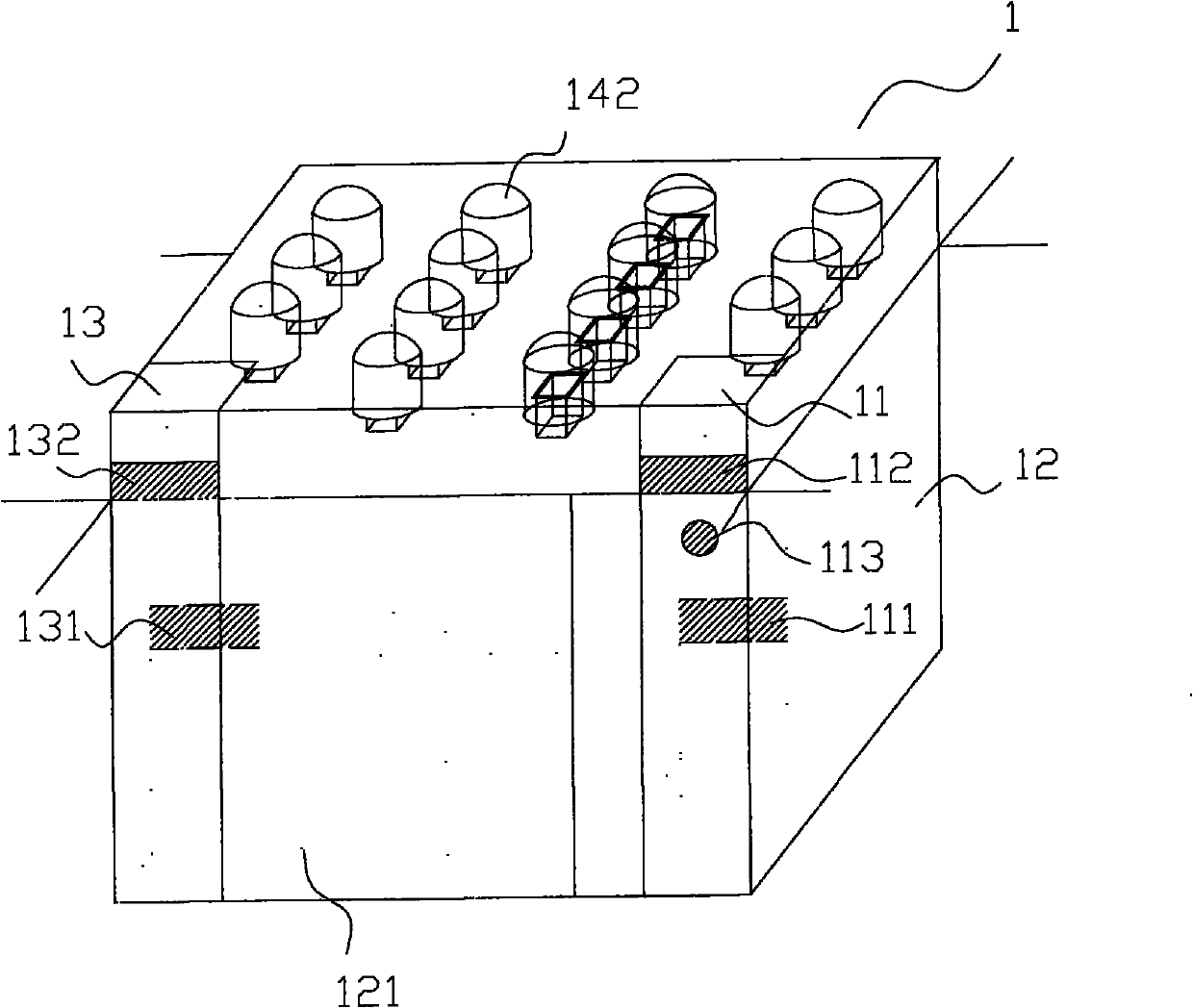 S-shaped channel type anaerobic fermentation device