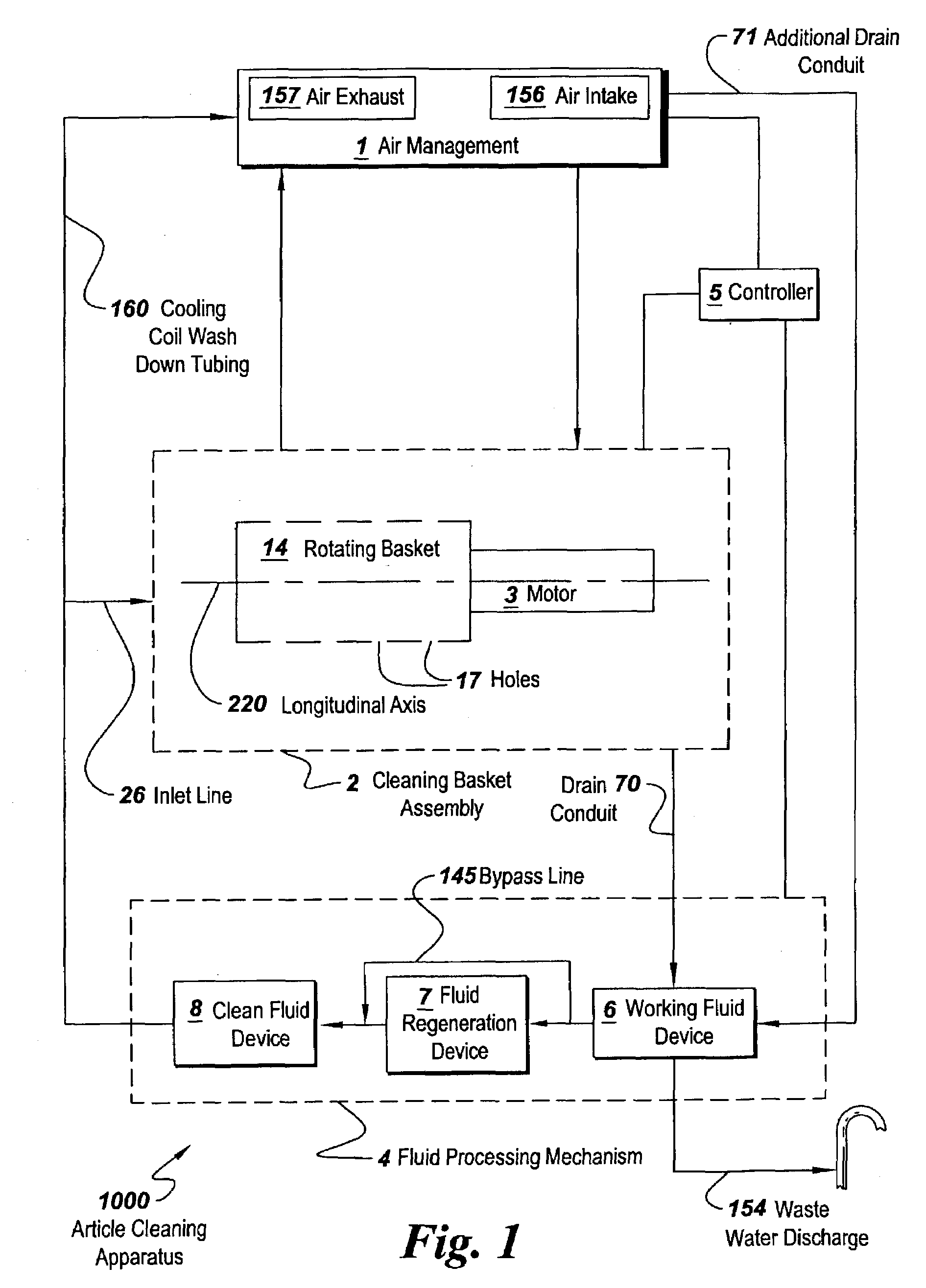 System and method for solvent recovery and purification in a low water or waterless wash