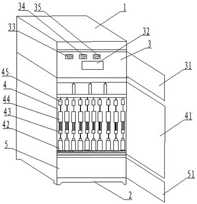 Low-voltage reactive compensation cabinet