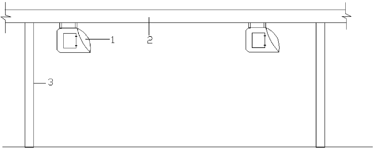 Personal suspended double track double power automatic control light rail transit system