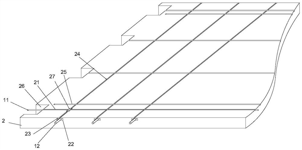 Anti-leakage high-strength prefabricated floor slab