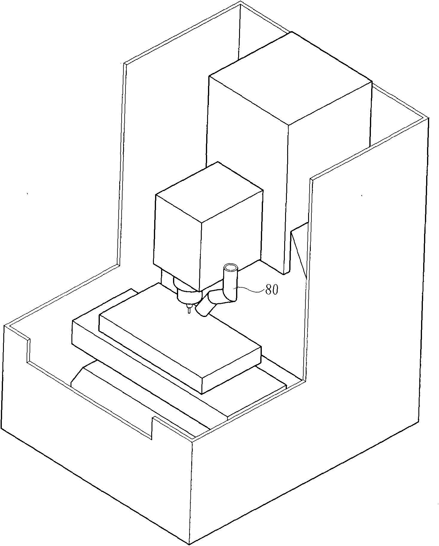 Dustproof structure of machine tool