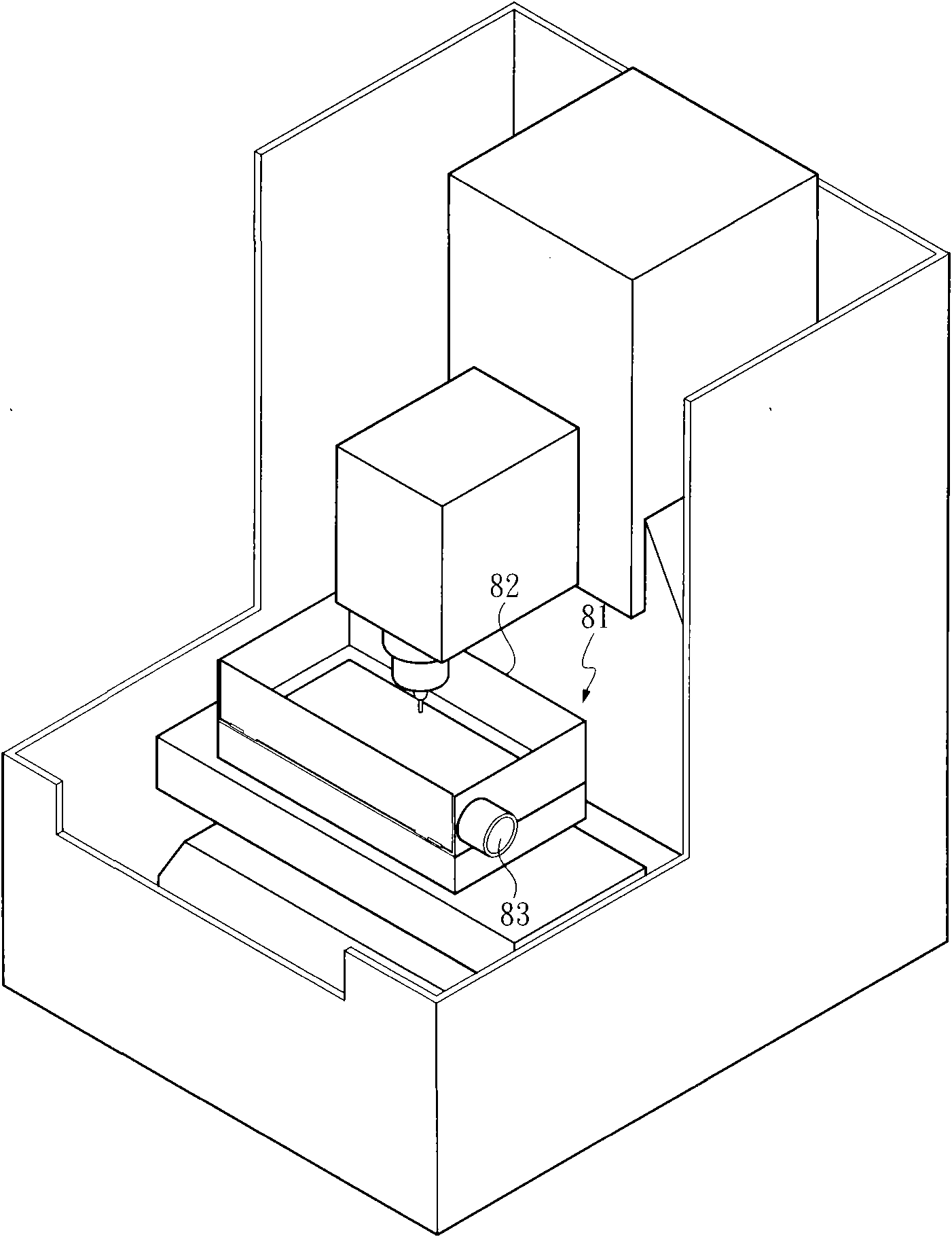 Dustproof structure of machine tool