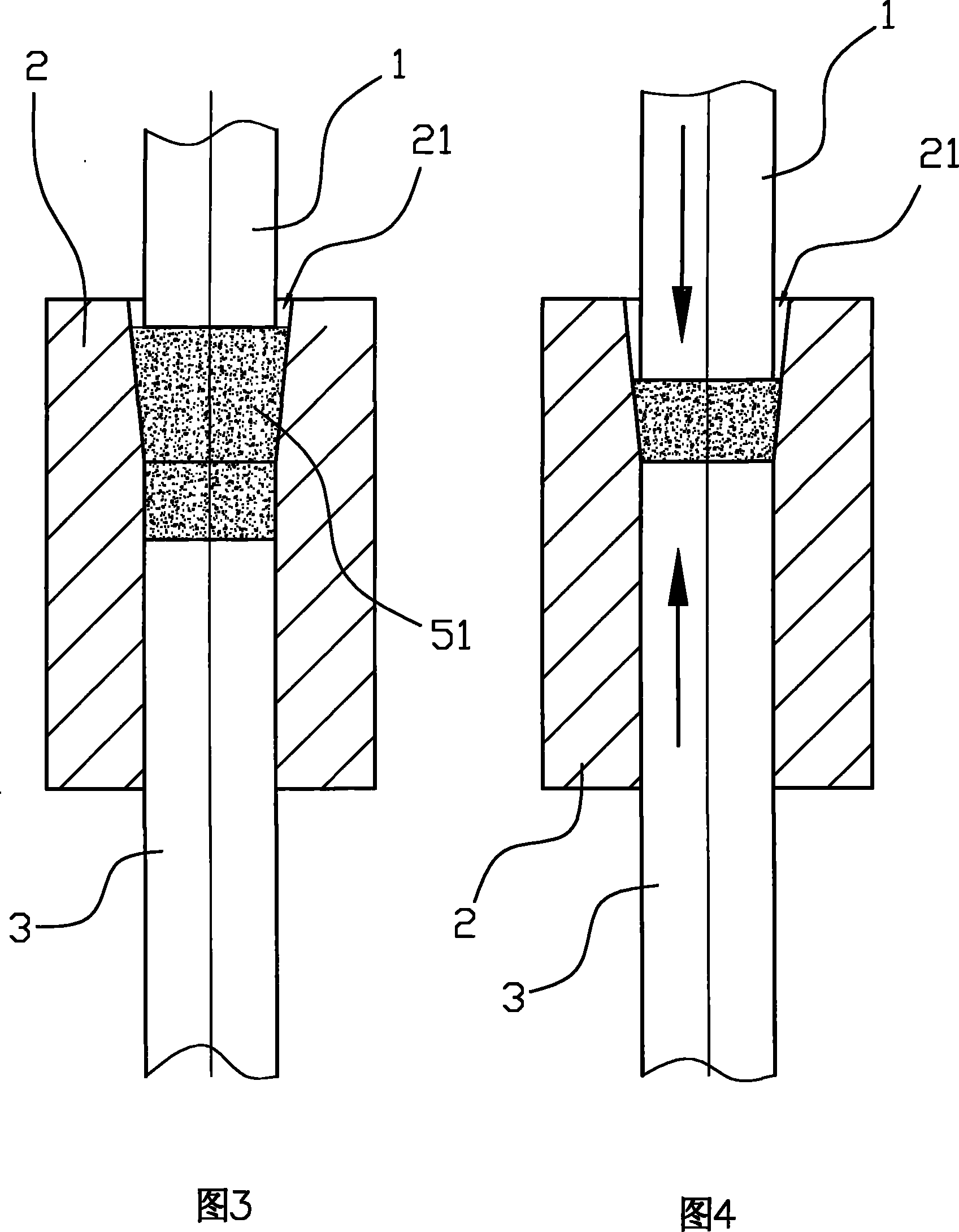 One-step forming process for sintered NdFeB permanent magnet of motor and mould thereof