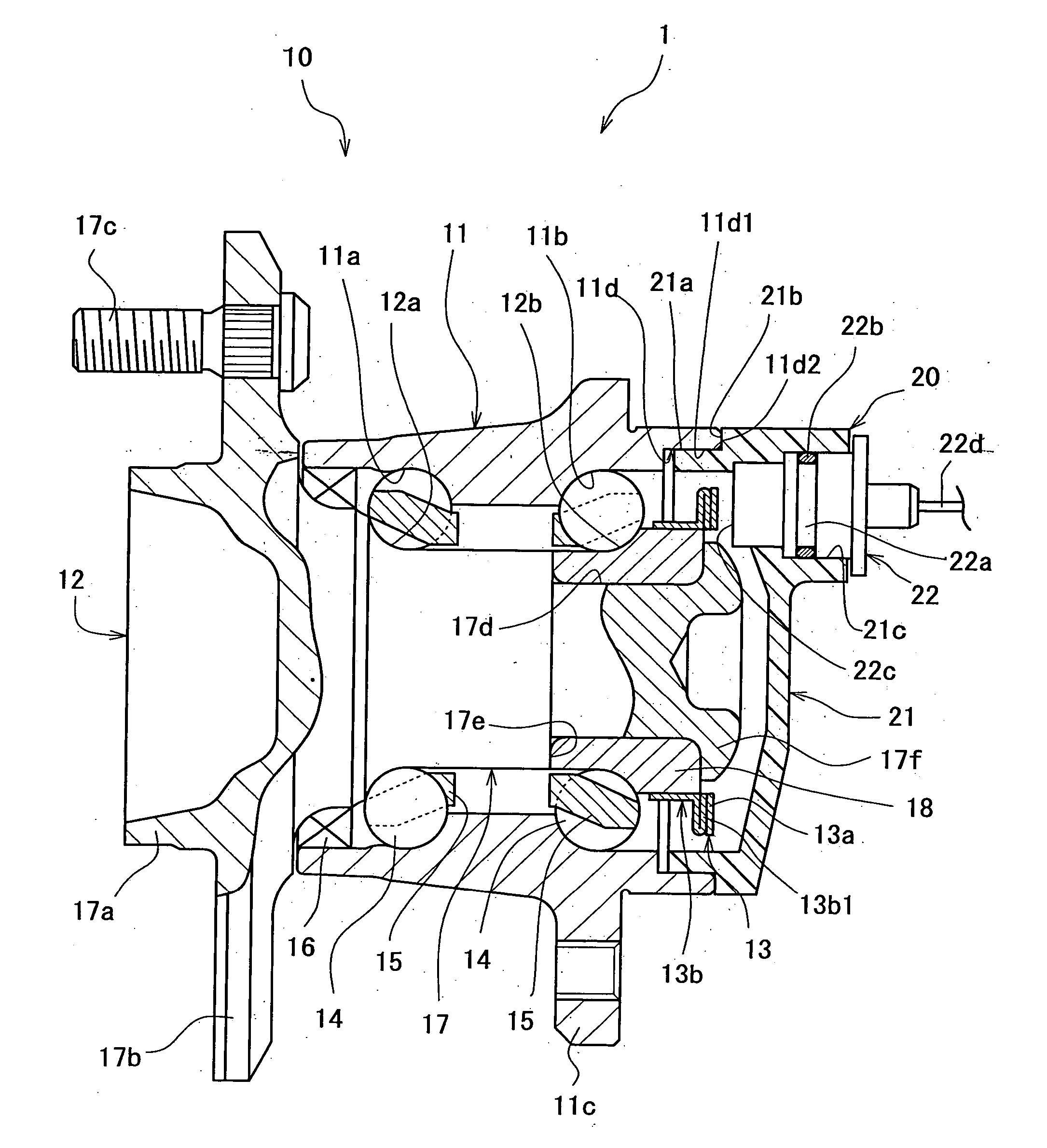 Roller bearing apparatus, method of producing roller bearing apparatus and cover attached to roller bearing apparatus