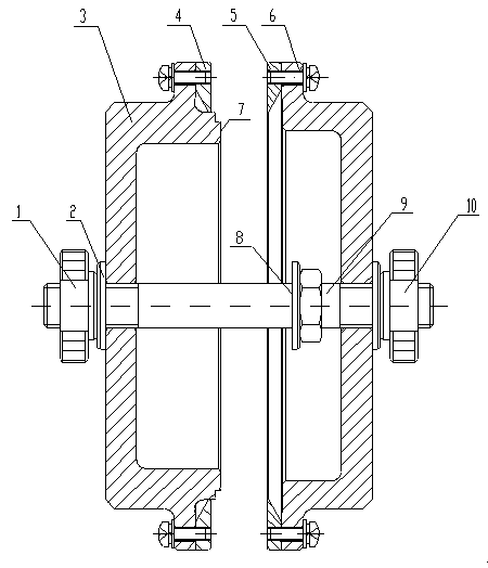 Turbine blade assembling insurance clamp and method for performing impeller clamping thereof