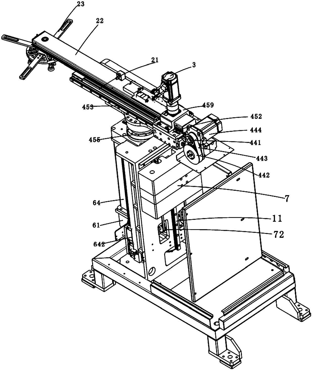 Four-axis stamping manipulator