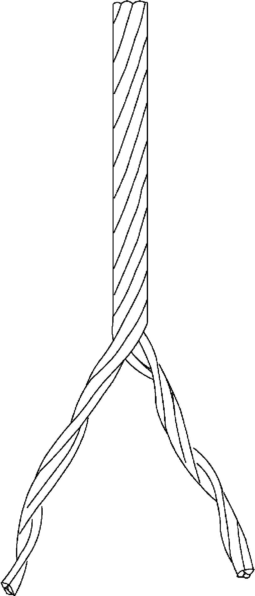 Steel wire rope insertion plaited rope sling and manufacturing method thereof