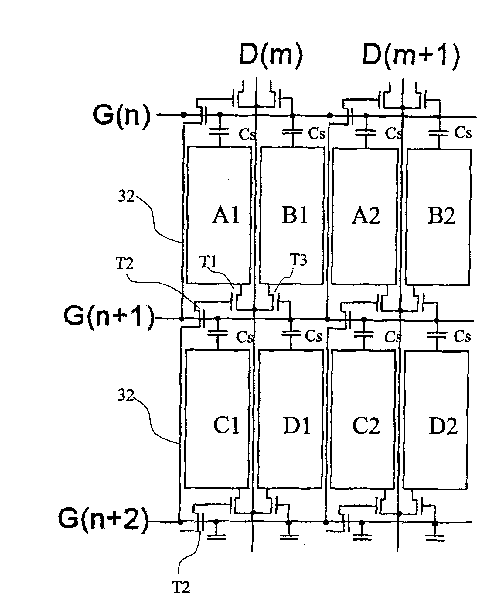 Active matrix displayer and driving method thereof