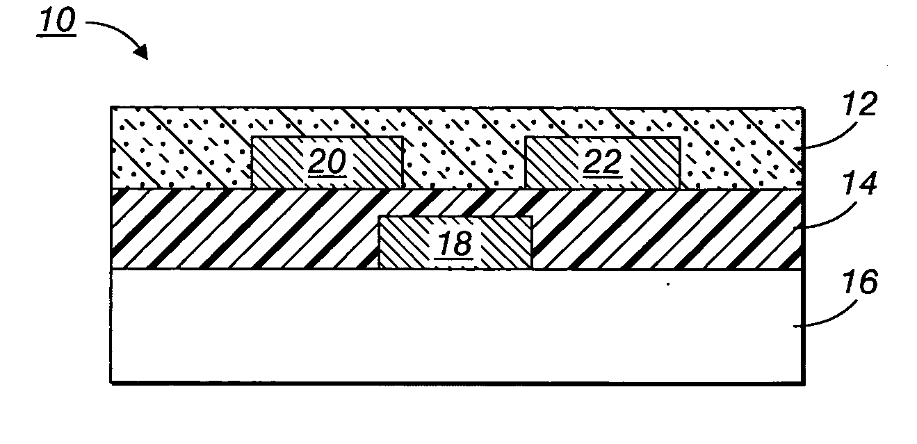 Thin film transistors including indolocarbazoles