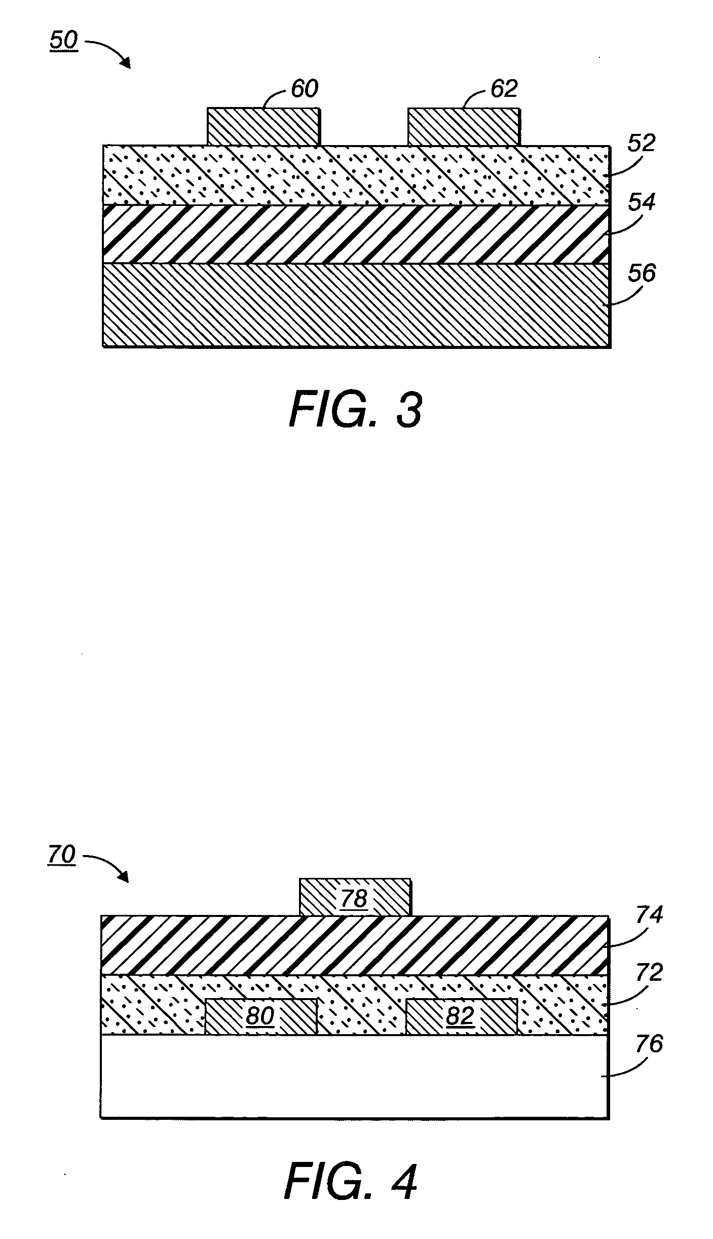 Thin film transistors including indolocarbazoles