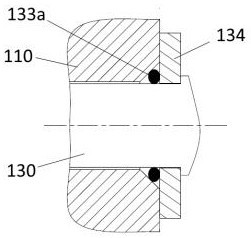 Abrasion compensation device of driving disc brake and self-compensation method of abrasion compensation device