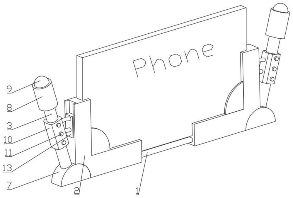 Auxiliary keyboard for mobile games and control method thereof